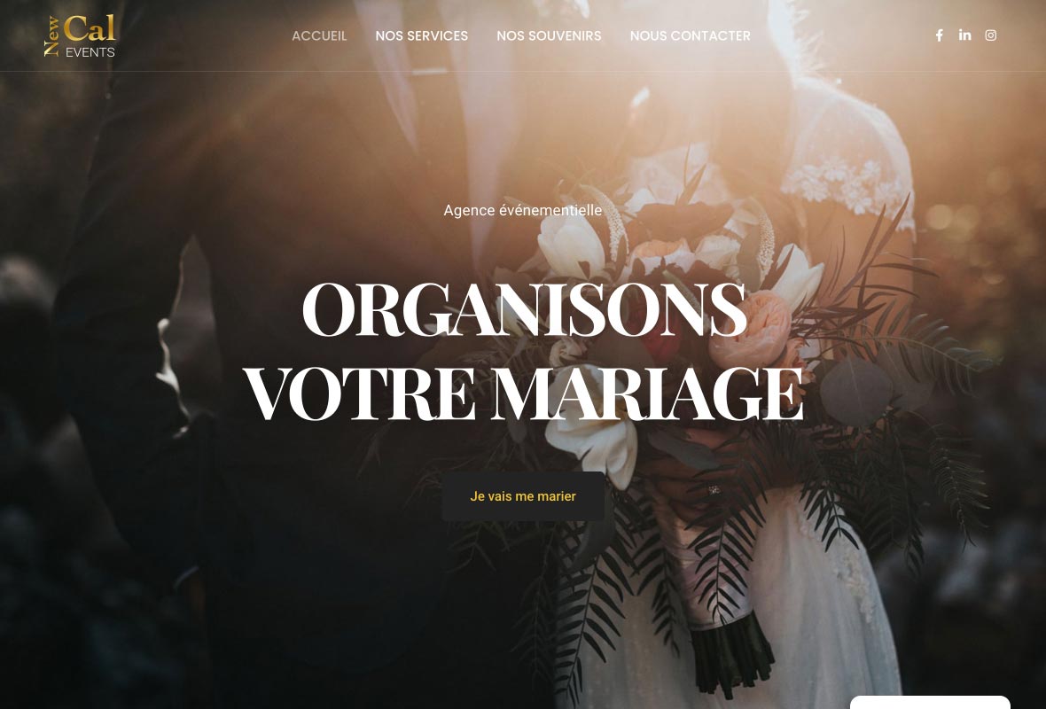 Page d'accueil du site vitrine hello-assistante.fr